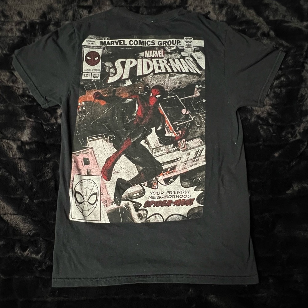 Marvel Black Spider-Man Comic Tee